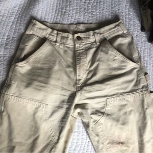 Carhartt Double Knee Canvas Cotton Work Pants Loose Original Fit 30x32